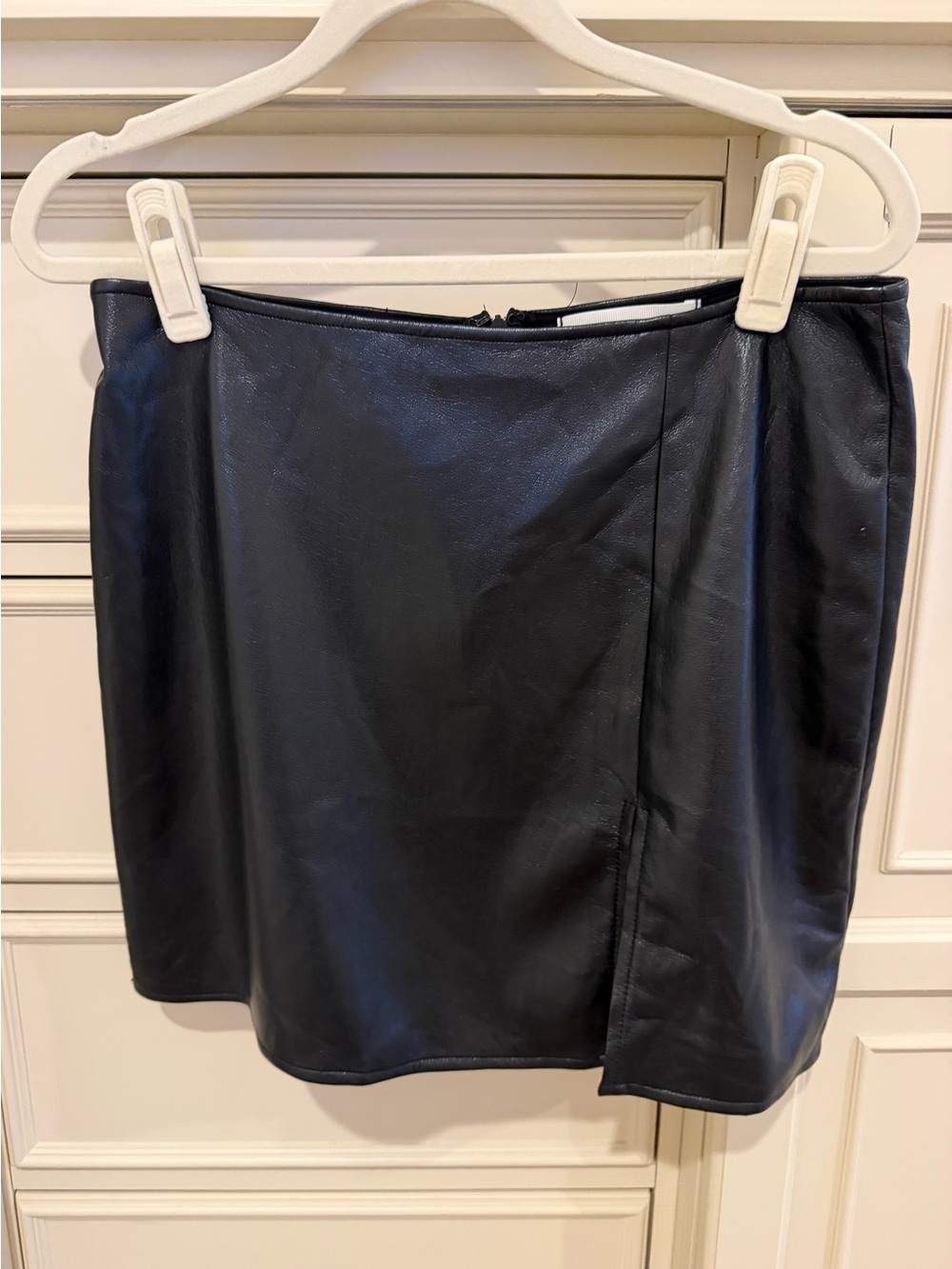 Pants Store Black Leather Skirt